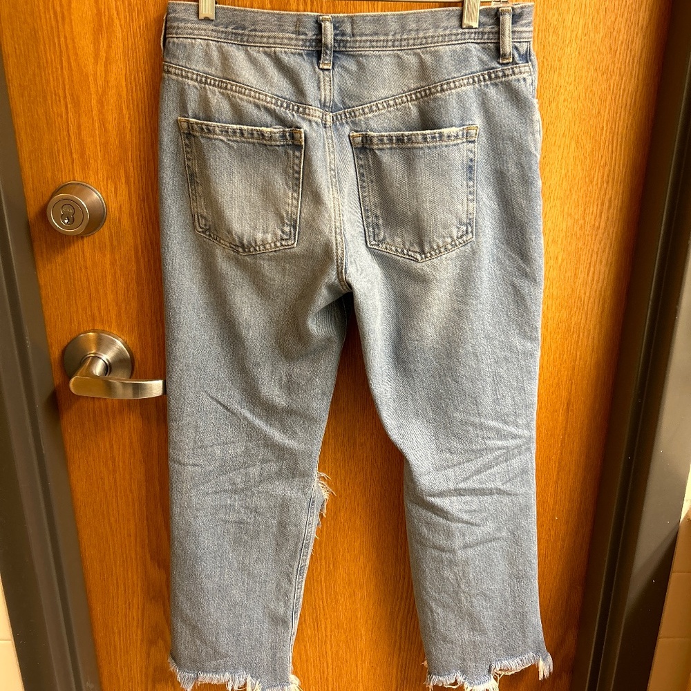Free People Maggie Mid Rise Straight Leg Jeans - Picture 4 of 7